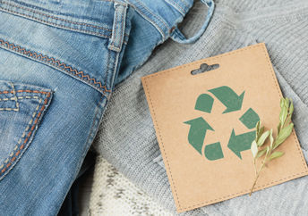 Recycling, repairing and reusing fashion.
