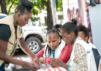 Teaching girls STEM in Kenya.