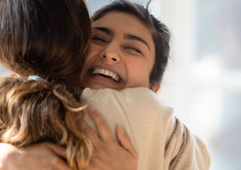 Being with your partner makes you feel happier.