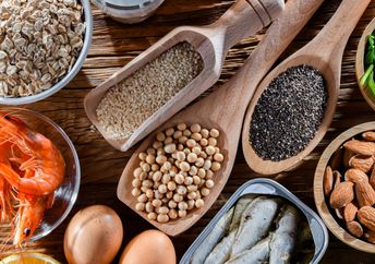 Foods rich in calcium.