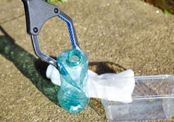 Picking up litter around the globe.