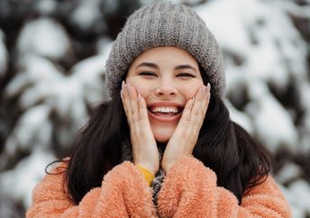 Healthy skin during the winter.
