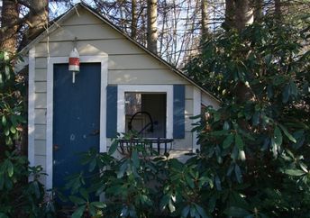 Wooden Backyard Garden Shed Tiny House.