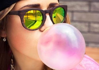 Chewing gum can help relax you.