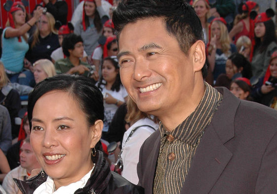 Chow Yun-Fat and wife Jasmine at the World Premiere of 