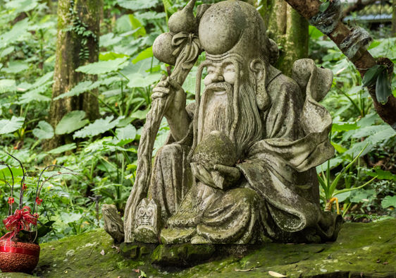 Chinese Daoist statue.
