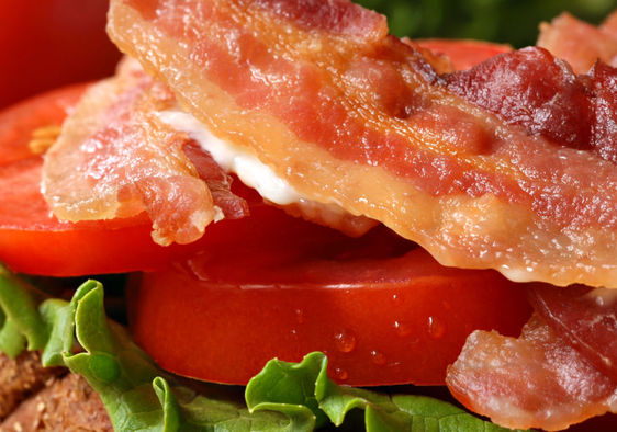 Vegan bacon made from seaweed looks and tastes real.