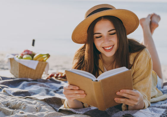 Take a book to the beach.
