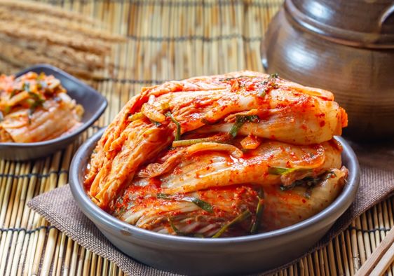 Traditional Korean kimchi.