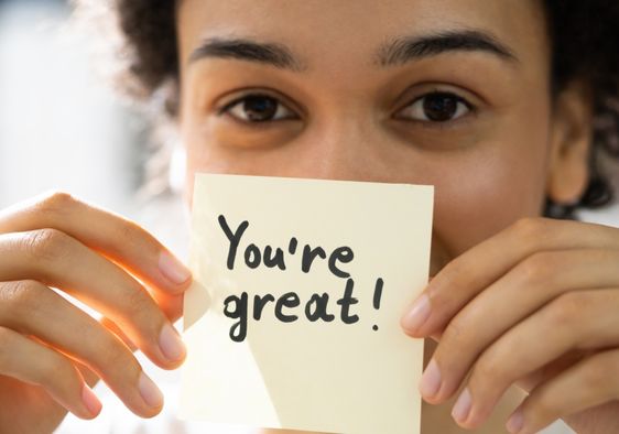 Positive affirmations can boost your confidence.