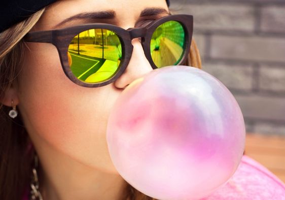 Chewing gum can help relax you.
