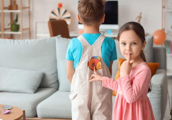 Boy getting fished on April Fool’s Day.