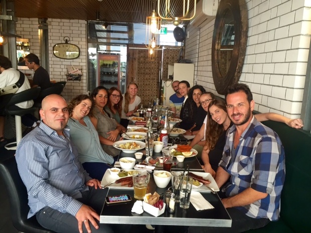 The Good Deeds Day team goes out for lunch