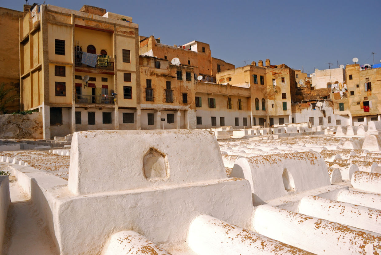 Jewish cemetery in Fes, Morocco
