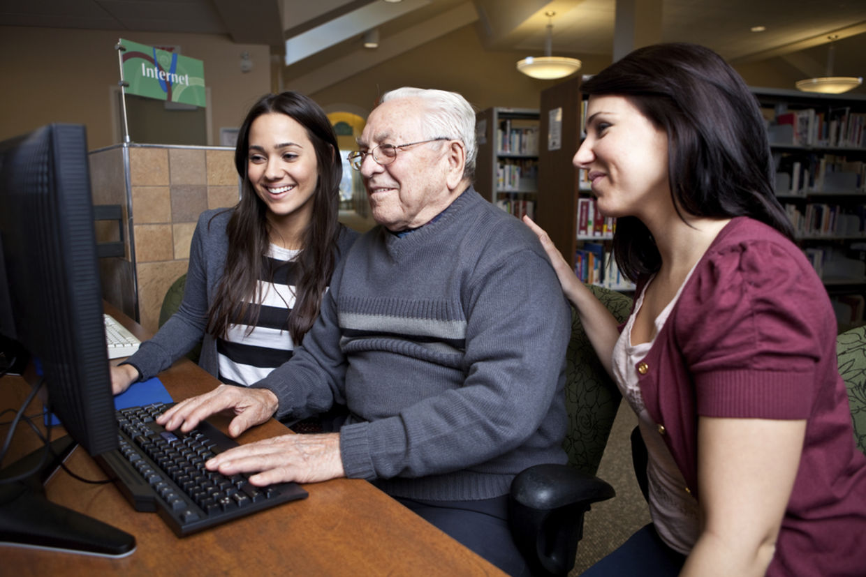 Why not spend a few hours a week at your local nursing home giving personalized computer courses to the residents.