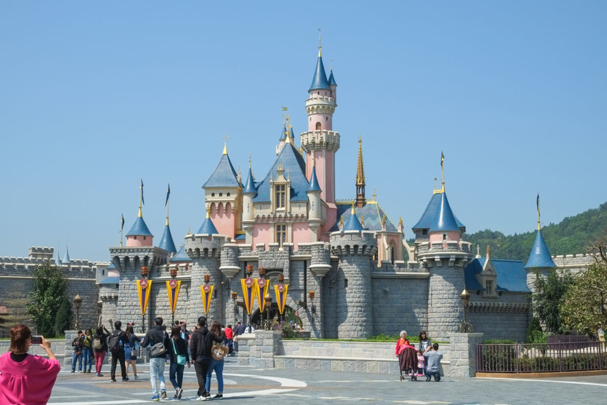 Best Jobs in the World - Disney Imagineers are responsible for all Disney attractions, like here in Disney Land Hong Kong (psgxxx / Shutterstock.com)