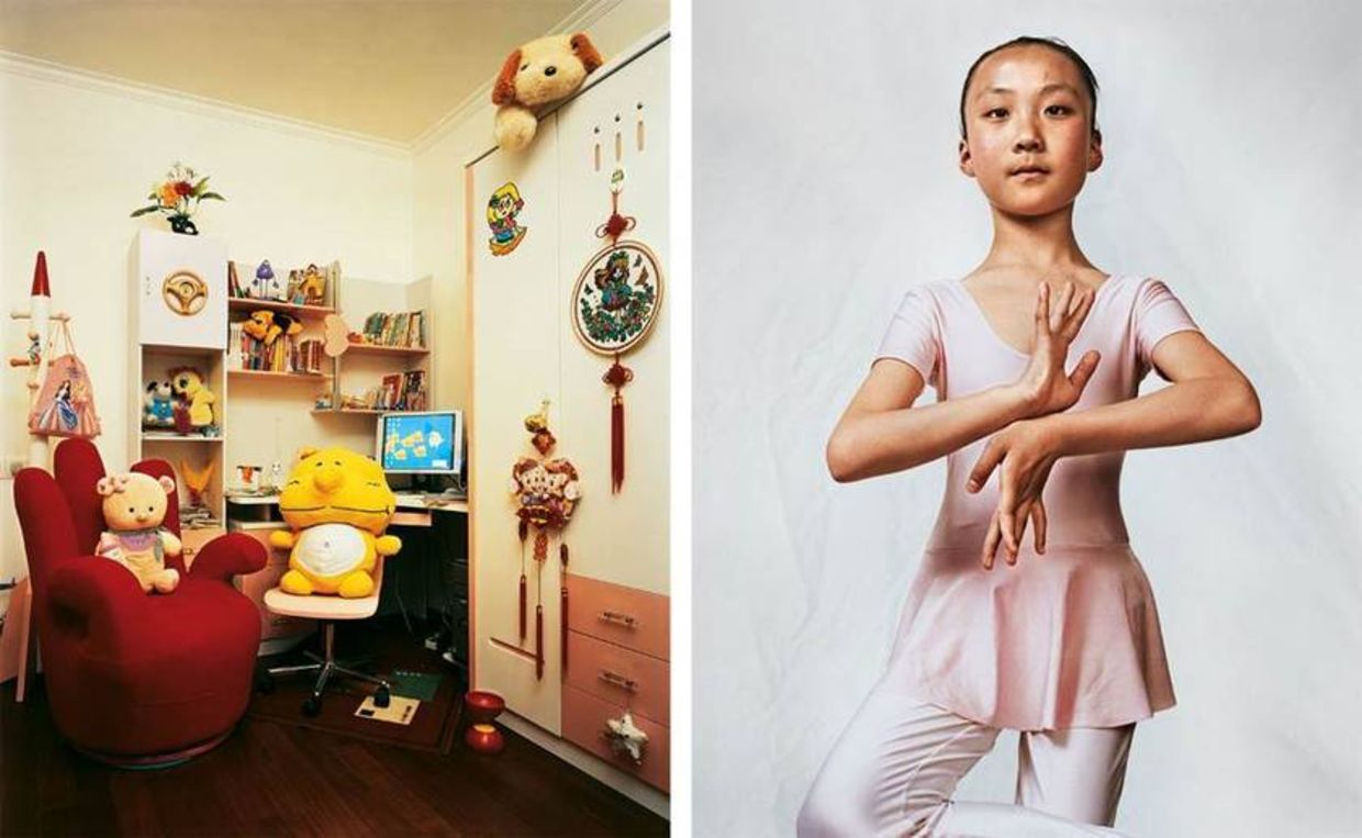 Li lives with her parents in an apartment block in Beijing and loves to dance. (James Mollison)