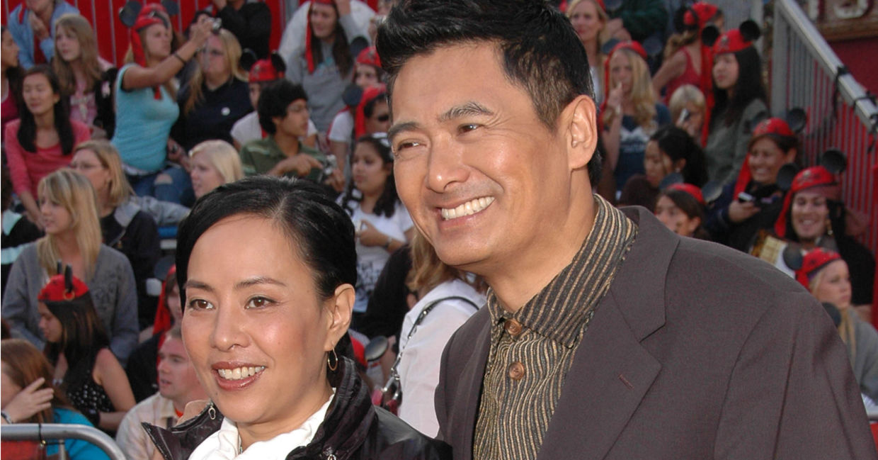 Chow Yun-Fat and wife Jasmine at the World Premiere of 