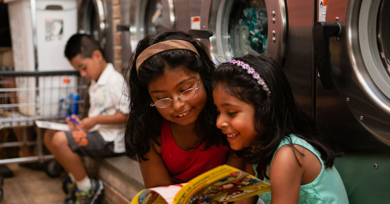 How Laundromats Can Help Close the Literacy Gap for Young Children