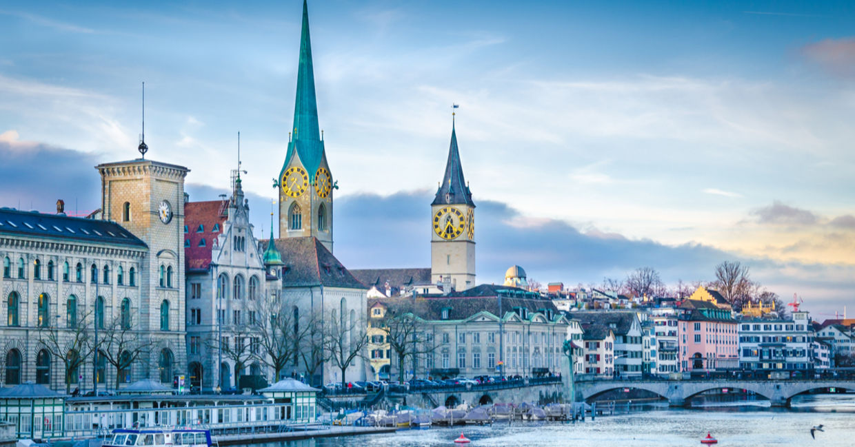 Zurich is known for its well-designed public spaces and booming economy. (Alexandru Staiu / Shutterstock.com)