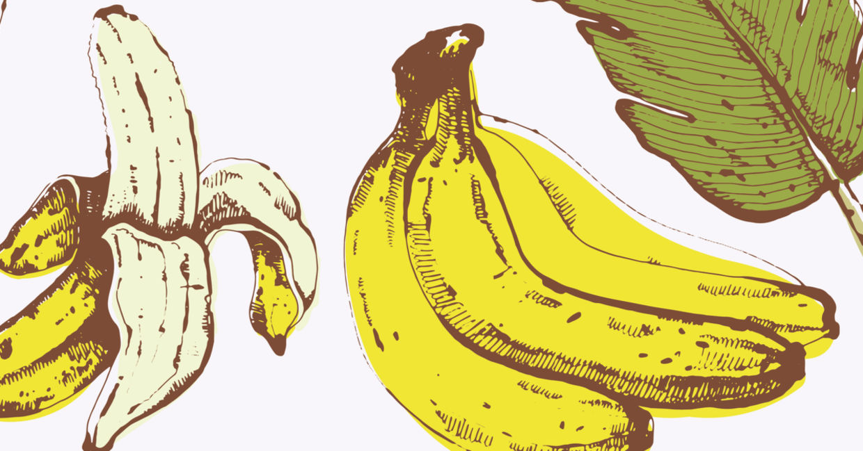 Bananas are easy things to draw