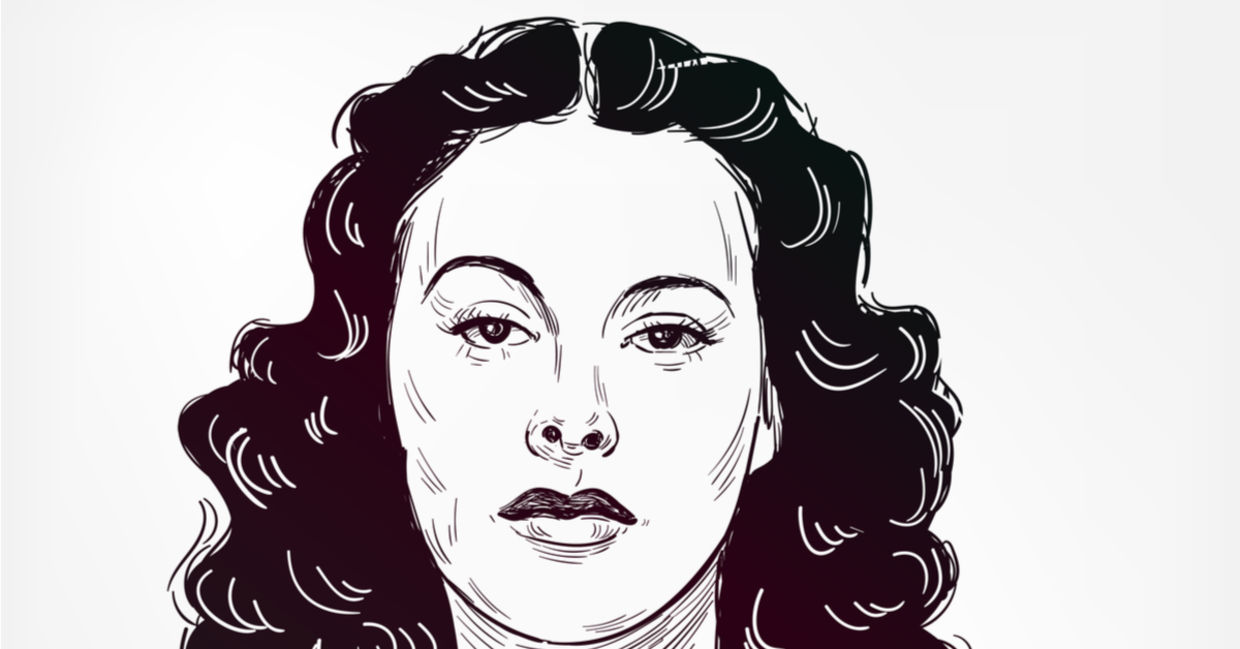 Hedy Lamarr sketch