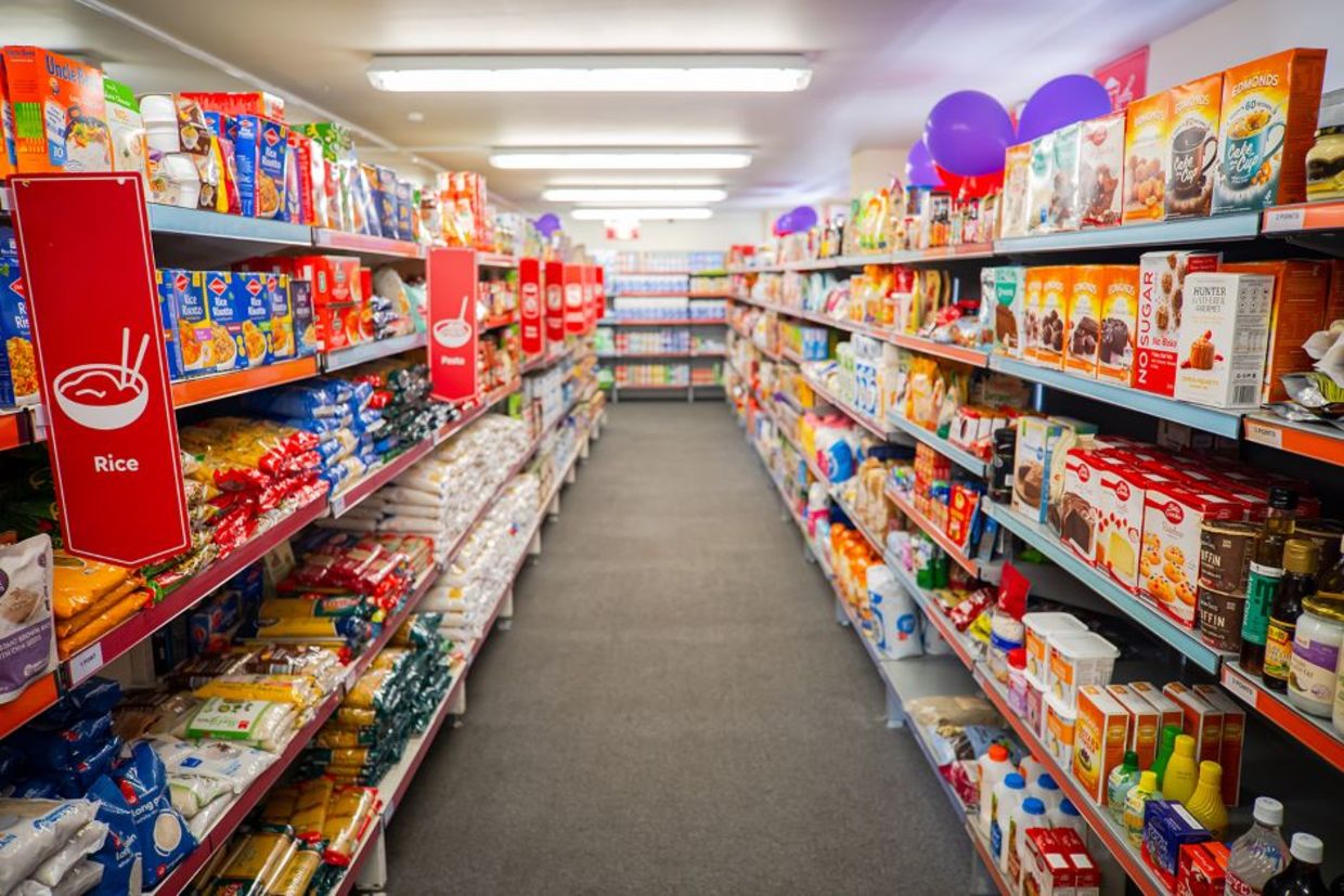 This social enterprise supermarket looks like a regular grocery store.