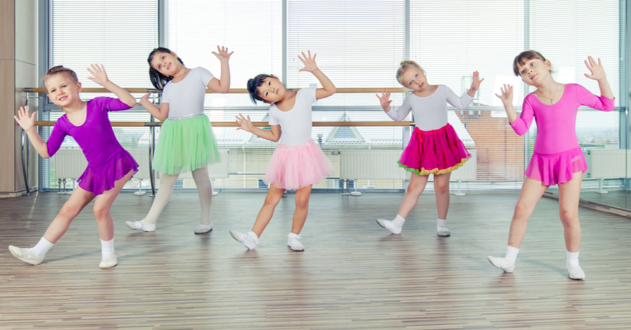 A children's dance class