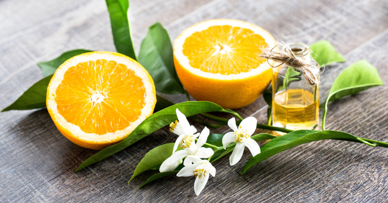 Citrus essential oils can heal the sacral chakra.