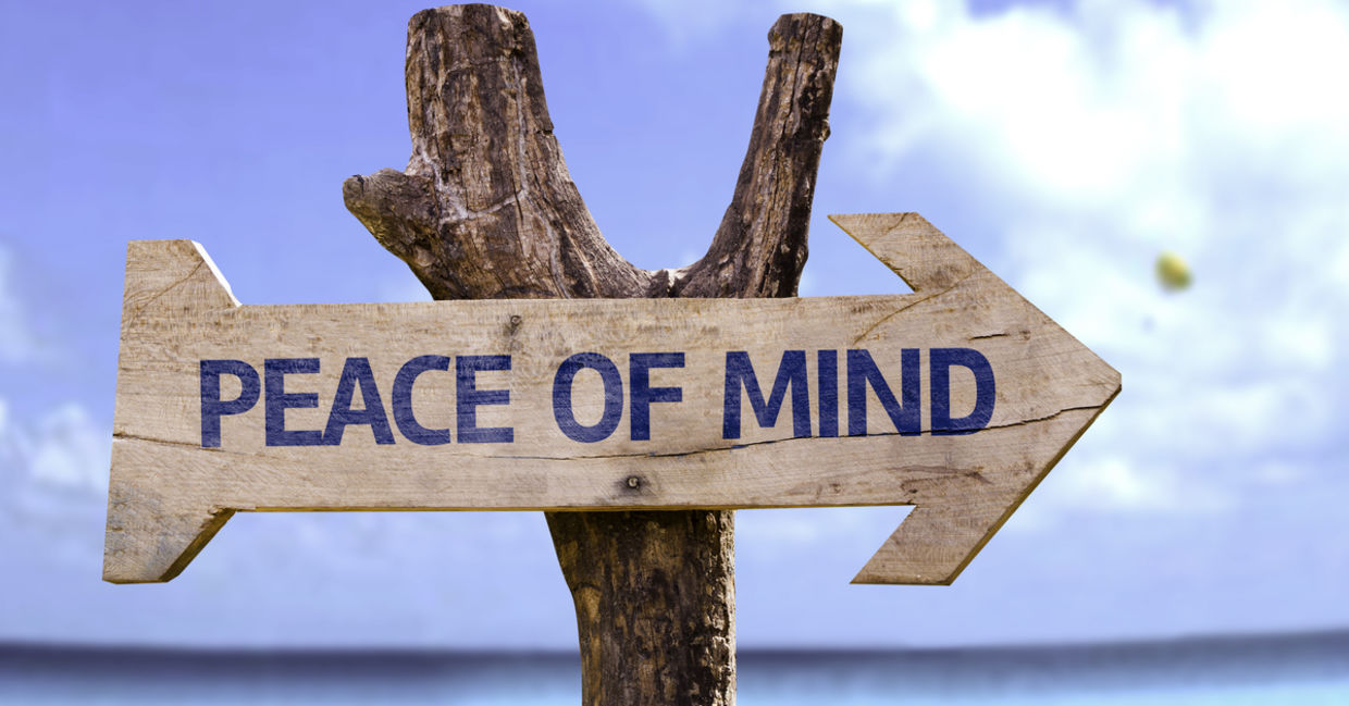 follow the direction to peace of mind.