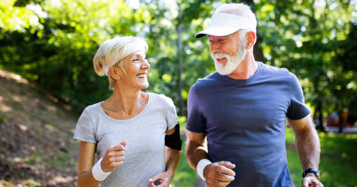 A healthy lifestyle is part of aging well.