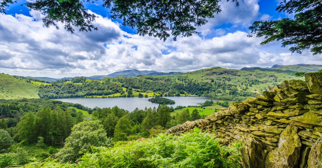 View of Grasmere, The Lake District National Park