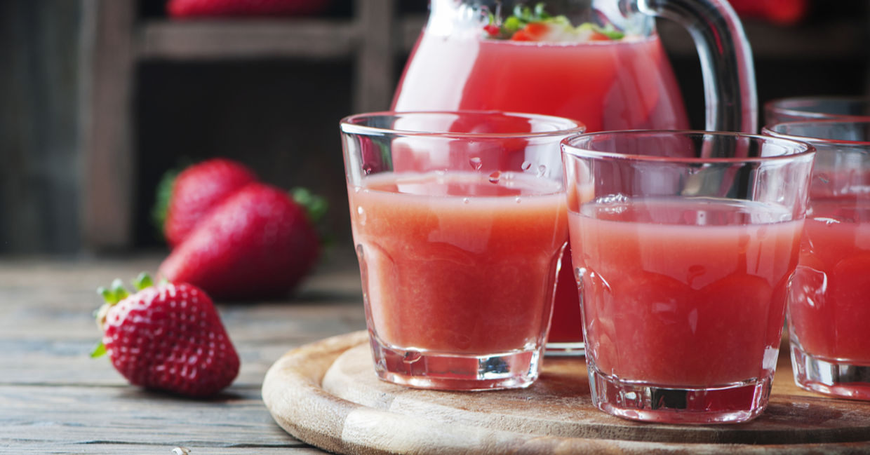 Drink strawberry juice to reap the benefits.