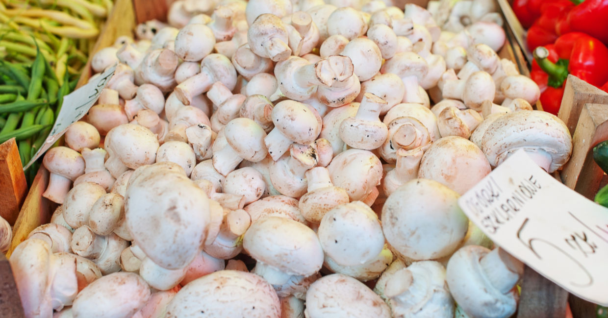 Buy healthy mushrooms at your grocer.
