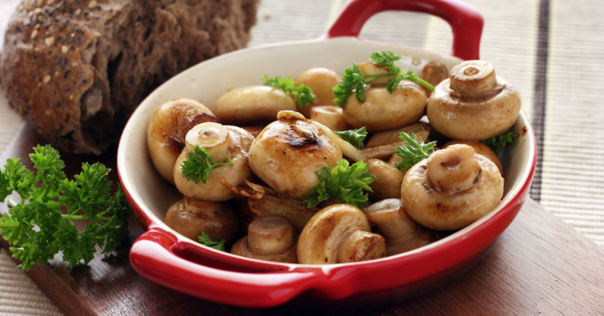 Mushrooms are a healthy and tasty edition to any meal.