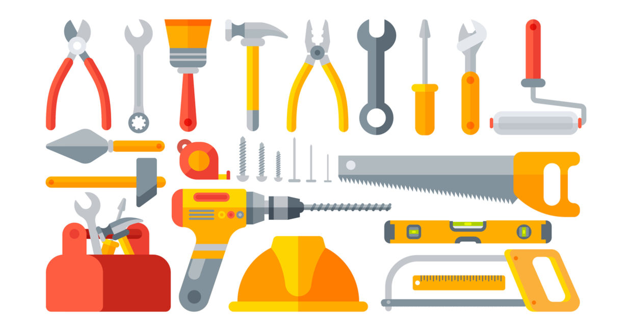 Assorted tools.