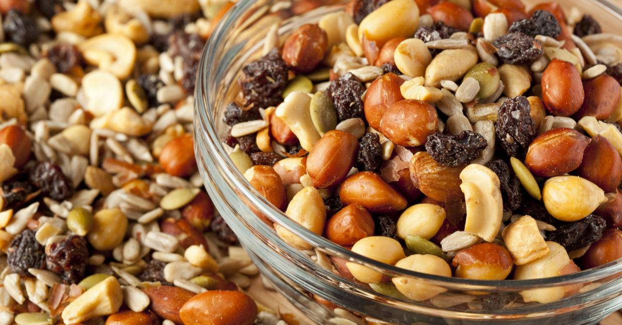 Homemade trail mix.