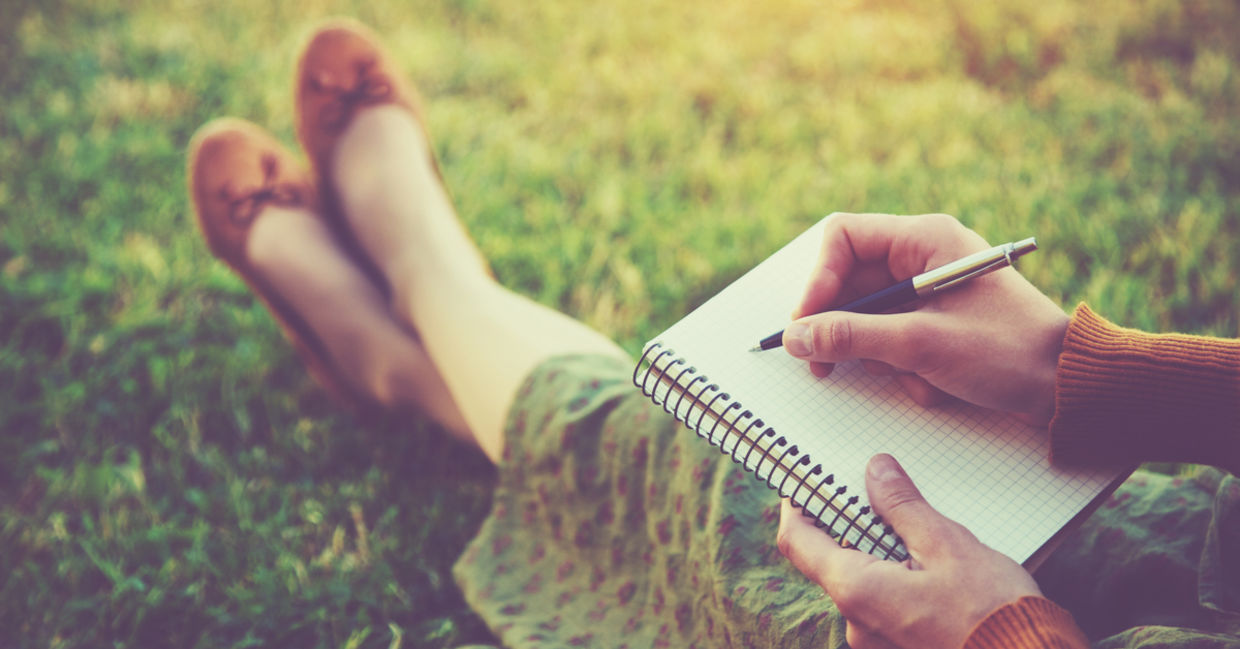 keeping a gratitude journal is good for your wellbeing.