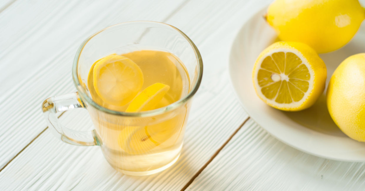 Hot lemon water is full of health benefits.