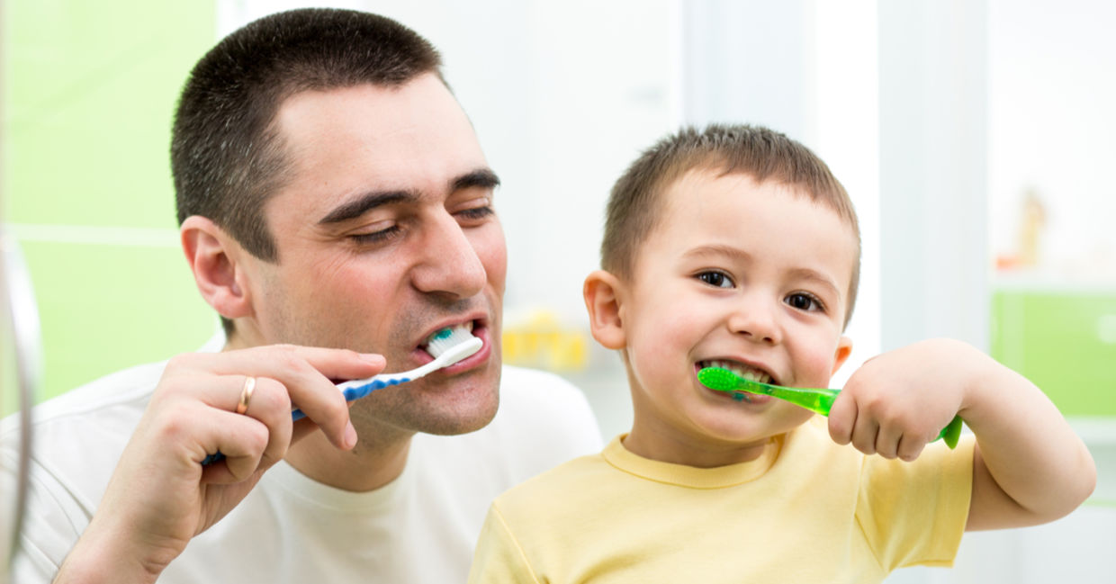 Make toothbrushing part of your morning wellness routine.