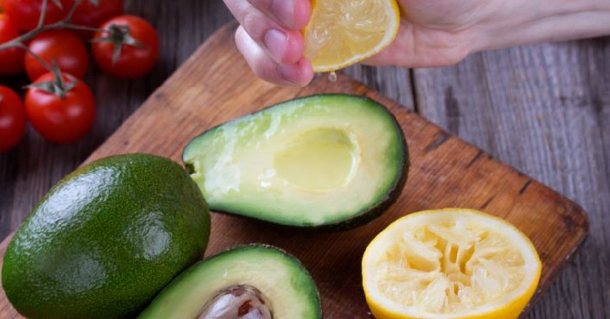 Use lemon juice on avocados to keep from oxidizing.