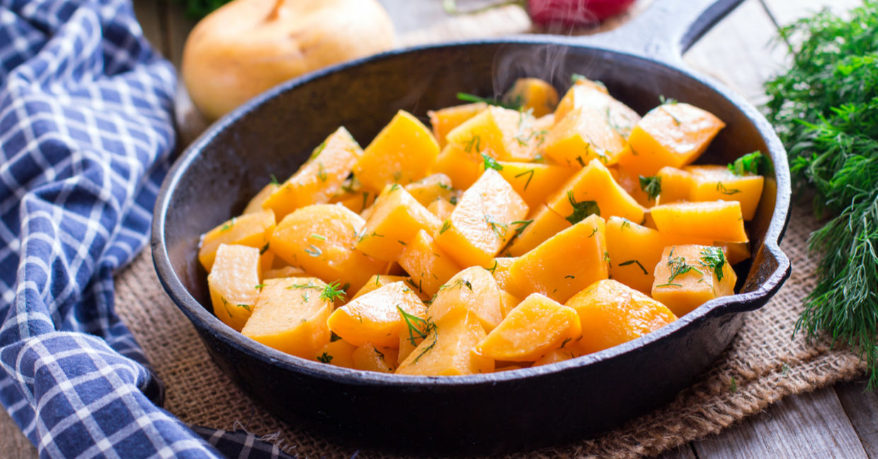 Roasted turnips are packed with vitamin K.
