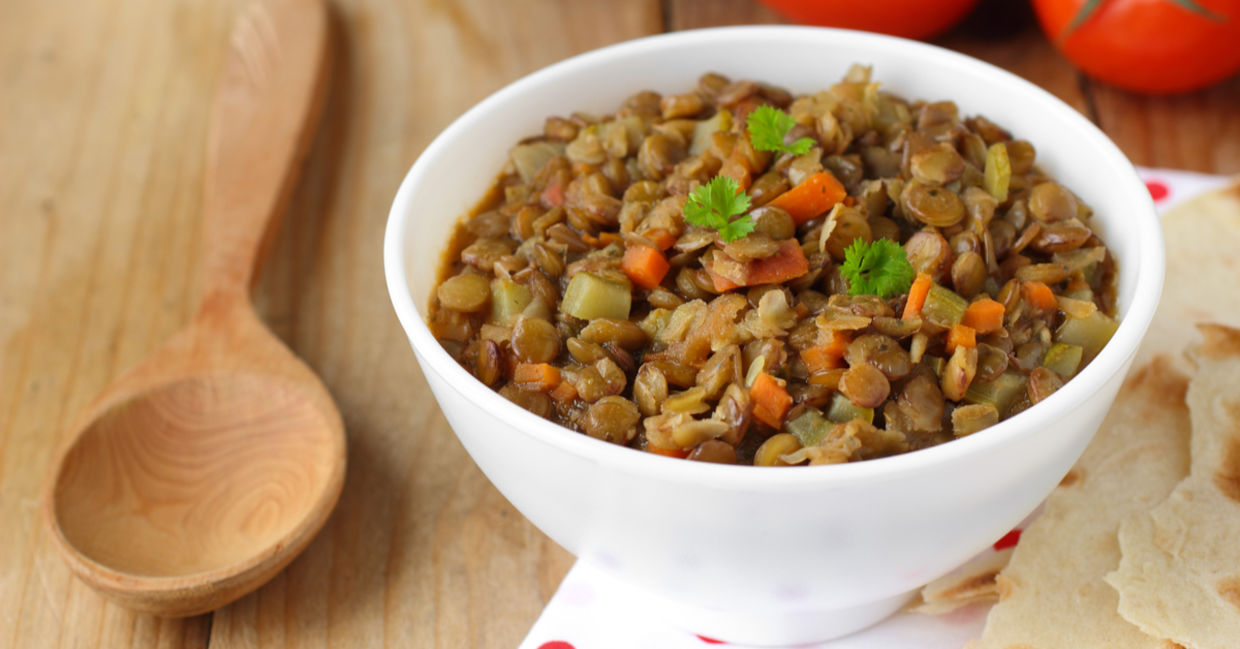 This lentil stew recipe will warm you up.