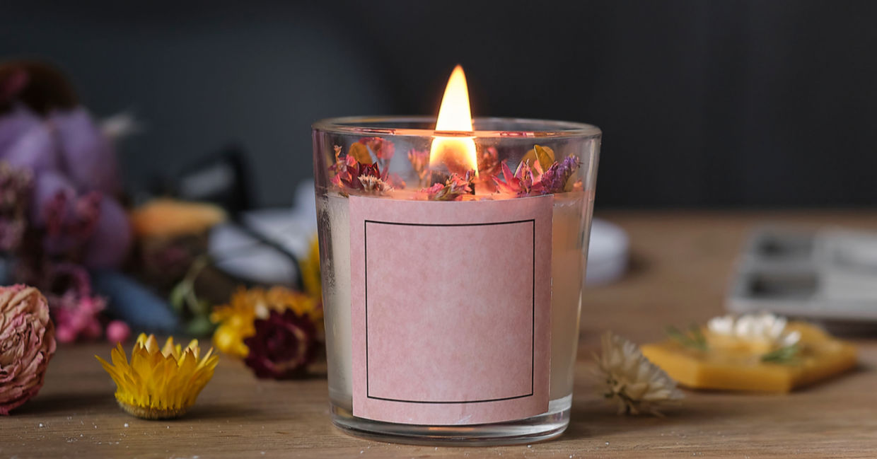 Warming candle to boost calm and mindfulness