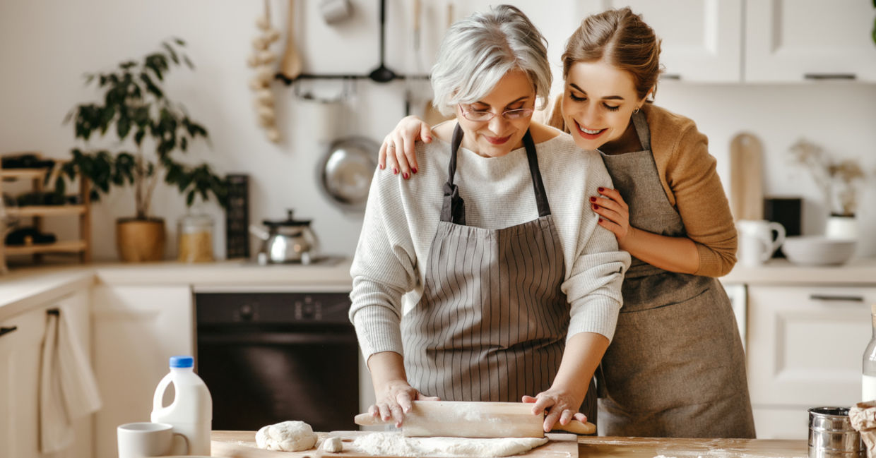 Baking is a great winter activity.