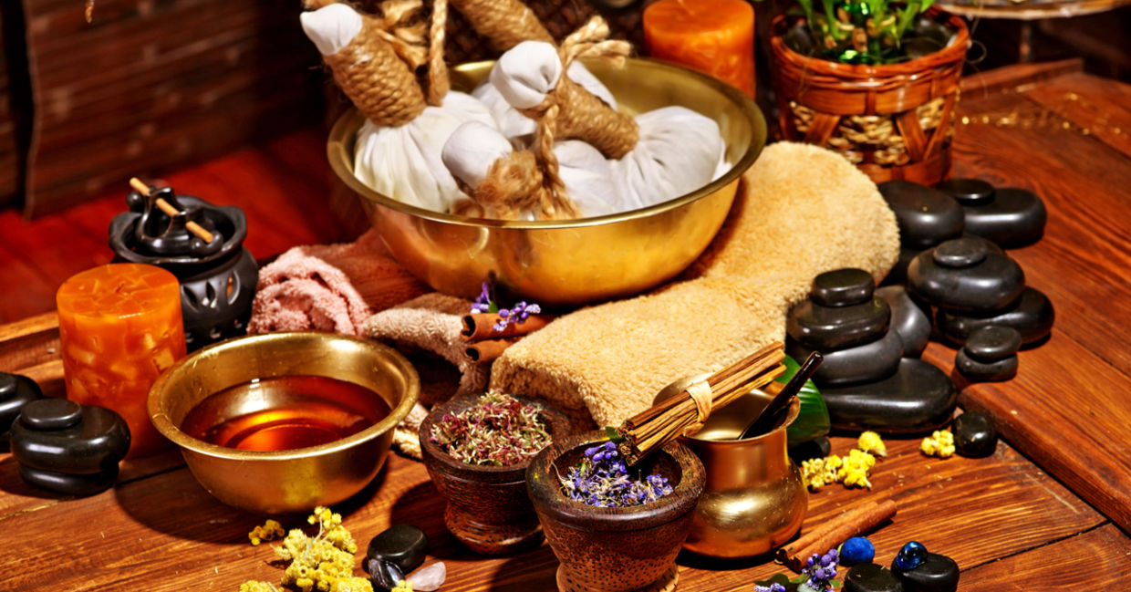 Ayurvedic spa massage for wellness.