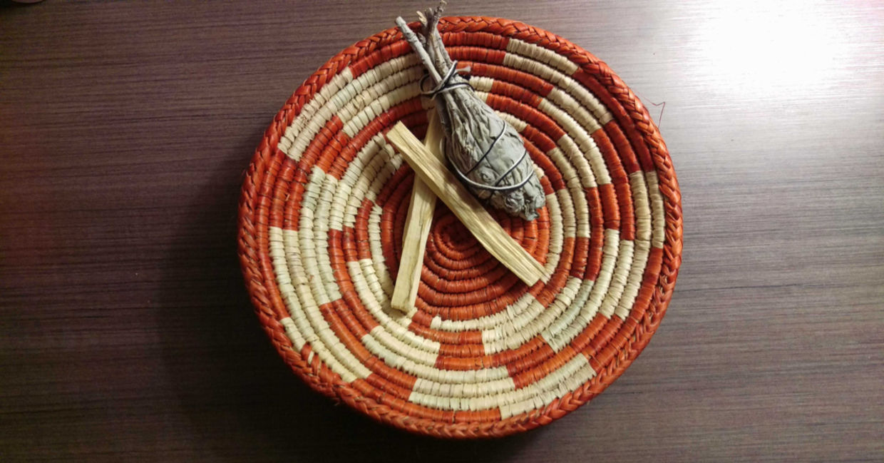 Native American basket.