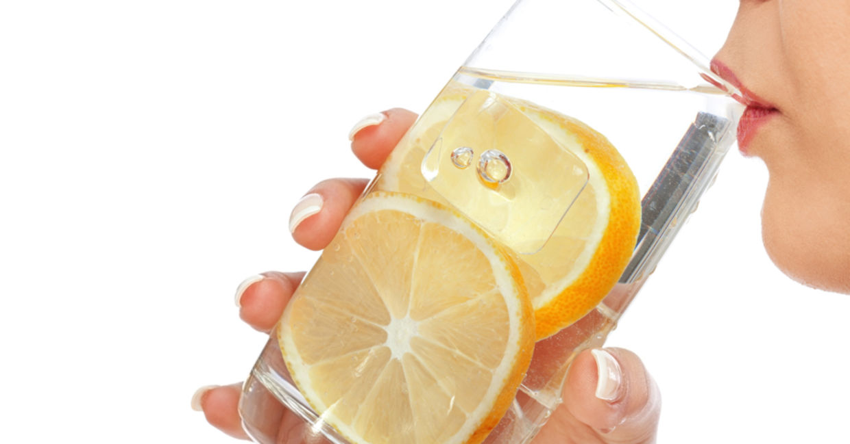 Drinking lemon water daily may flush out toxins.