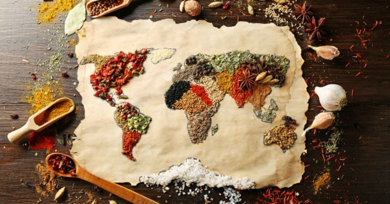 Food around the globe.