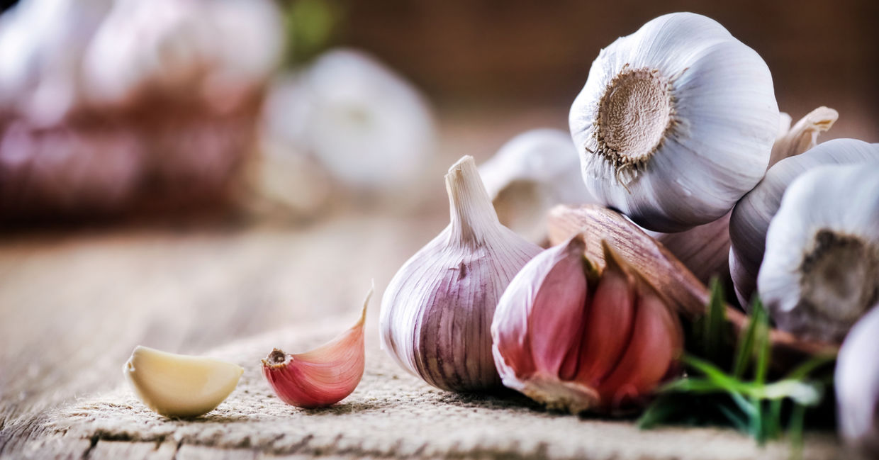 Garlic is a very healthy food.